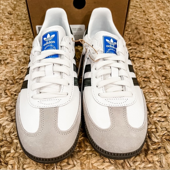 NWT Adidas Samba OG Sneakers White Size Men 6.5/Women 7.5 - Picture 11 of 16